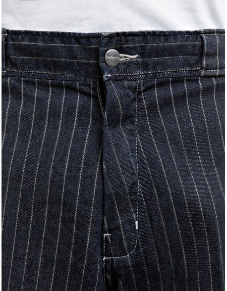 REPLAY INC Παντελόνι ριγέ KU1009.000.139 D04 WAIST Μπλε REPLAY - 7