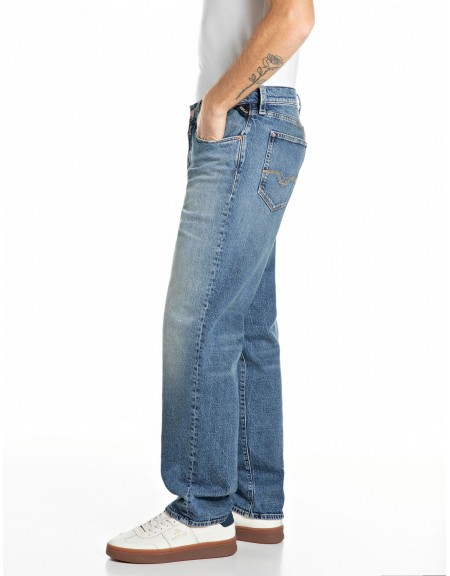 REPLAY Jean pants M1040.00B.727.284 C009 BWALL Light blue REPLAY - 4