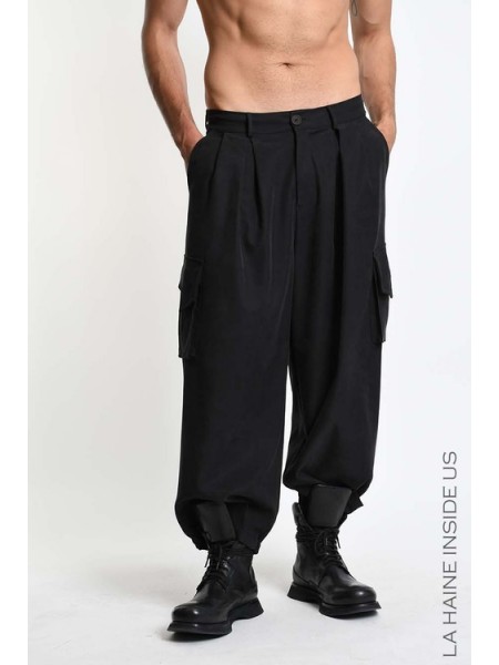 LA HAINE Pants 3RLM1301 Black LA HAINE - 1