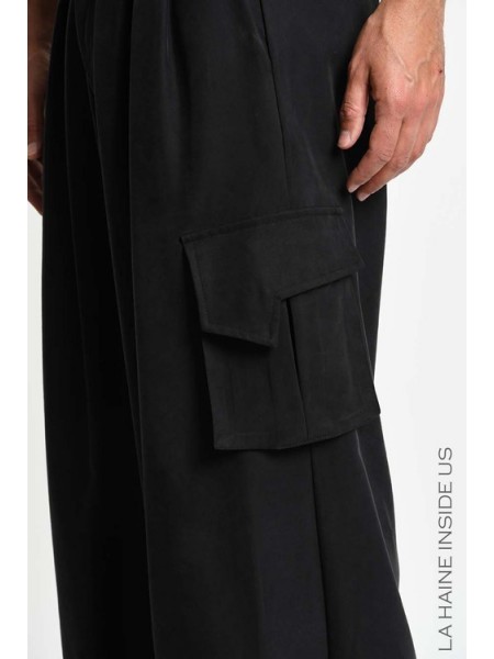 LA HAINE Pants 3RLM1301 Black LA HAINE - 7