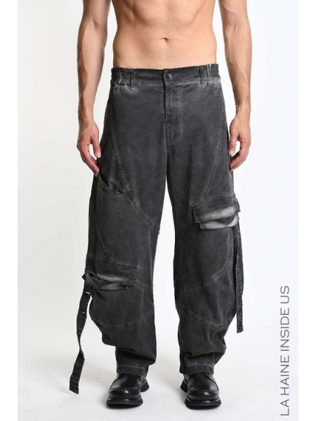 LA HAINE Pants 3BLM1323 Gray LA HAINE - 1