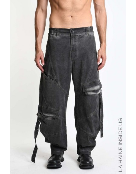 LA HAINE Pants 3BLM1323 Gray LA HAINE - 1