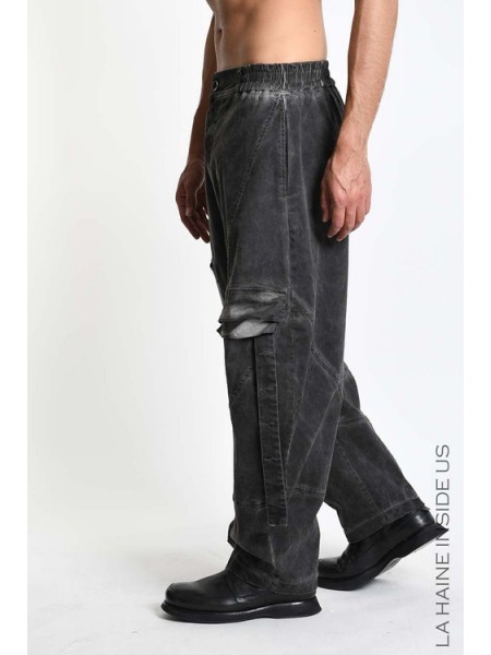 LA HAINE Pants 3BLM1323 Gray LA HAINE - 4
