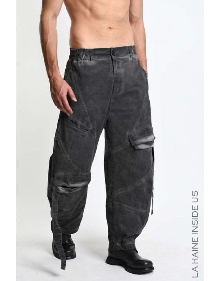 LA HAINE Pants 3BLM1323 Gray LA HAINE - 3