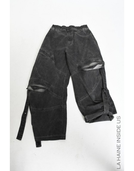 LA HAINE Pants 3BLM1323 Gray LA HAINE - 8
