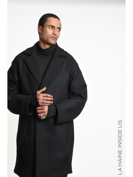 LA HAINE Coat 3-LM1291 Black LA HAINE - 1