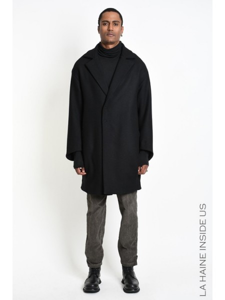 LA HAINE Coat 3-LM1291 Black LA HAINE - 2