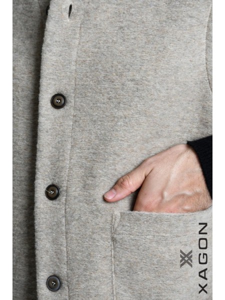 XAGON MAN Ζακέτα αμάνικη 2WGILUN Μπεζ XAGON MAN - 9