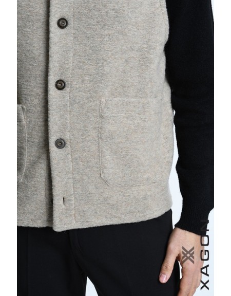 XAGON MAN Sleeveless jacket 2WGILUN Beige XAGON MAN - 10