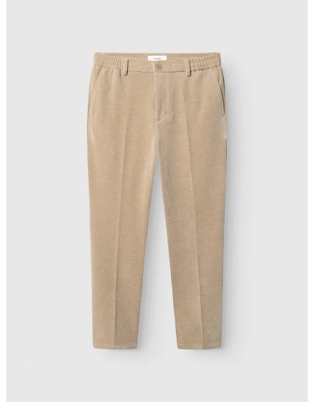 GABBA Corduroy pants MONZA CROPPED TASCA FUNE Beige GABBA - 1