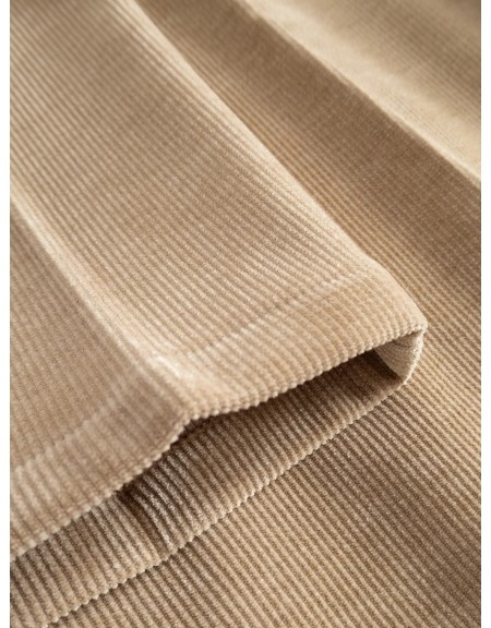 GABBA Corduroy pants MONZA CROPPED TASCA FUNE Beige GABBA - 7