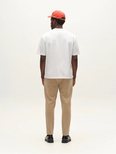 GABBA Corduroy pants MONZA CROPPED TASCA FUNE Beige GABBA - 4