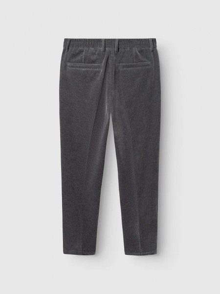GABBA Corduroy Pants MONZA CROPPED TASCA FUNE Grey GABBA - 3