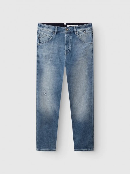 GABBA Jean παντελόνι ALEX CROPPED NHAM RS2112 Μπλε ανοιχτό GABBA - 1