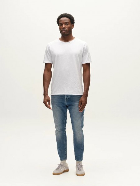 GABBA Jean pants ALEX CROPPED NHAM RS2112 Light blue GABBA - 2