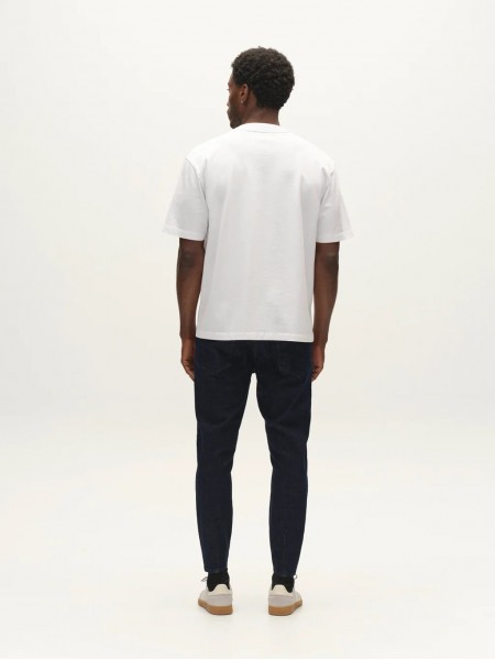 GABBA Jean παντελόνι ALEX CROPPED BEKHAM DS0001 Μπλε σκούρο GABBA - 4