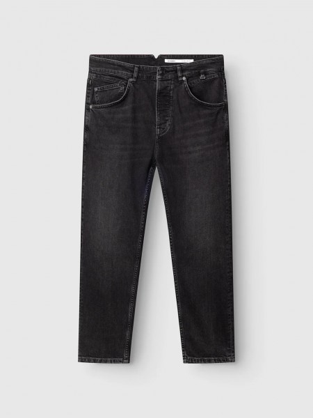 GABBA Jean παντελόνι ALEX CROPPED BLERB WW0031 Μαύρο GABBA - 1