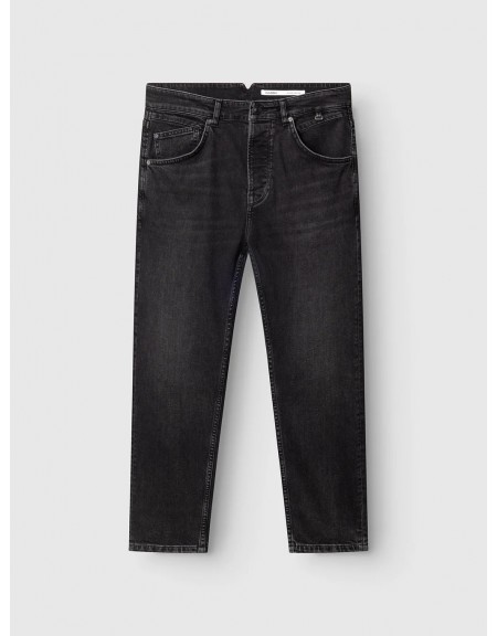 GABBA Jean pants ALEX CROPPED BLERB WW0031 Black GABBA - 1