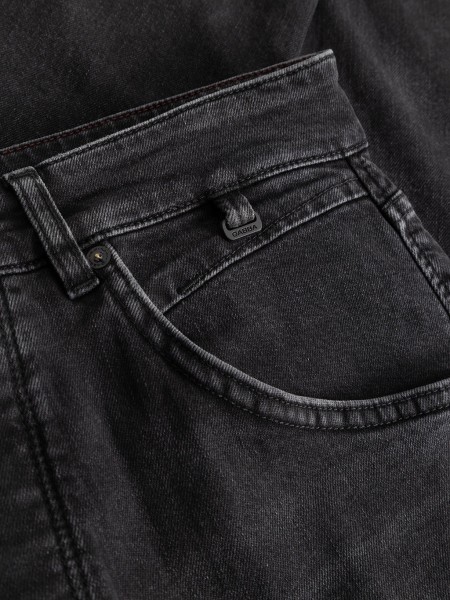 GABBA Jean pants ALEX CROPPED BLERB WW0031 Black GABBA - 5