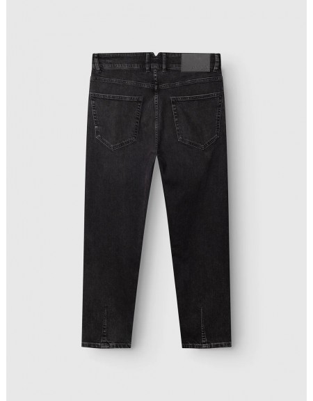 GABBA Jean pants ALEX CROPPED BLERB WW0031 Black GABBA - 3