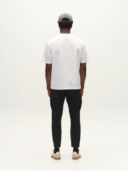 GABBA Jean παντελόνι ALEX CROPPED BLERB WW0031 Μαύρο GABBA - 4