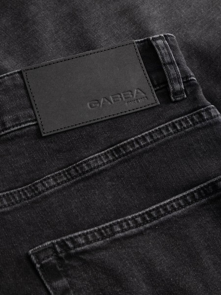 GABBA Jean παντελόνι ALEX CROPPED BLERB WW0031 Μαύρο GABBA - 7
