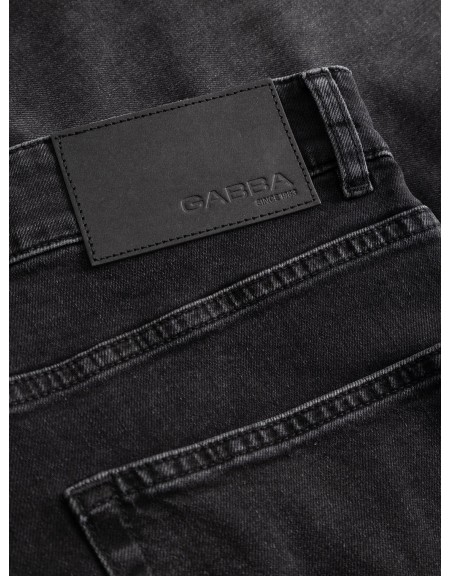 GABBA Jean παντελόνι ALEX CROPPED BLERB WW0031 Μαύρο GABBA - 7
