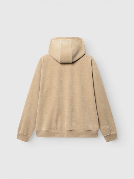 GABBA Μπλούζα κοτλέ PRIMO FUNE HOODIE LS Μπεζ GABBA - 3