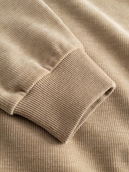 GABBA Corduroy Sweatshirt PRIMO FUNE HOODIE LS Beige GABBA - 7