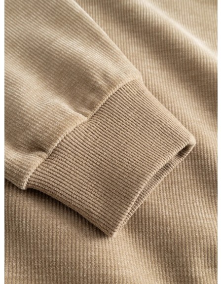 GABBA Corduroy Sweatshirt PRIMO FUNE HOODIE LS Beige GABBA - 7