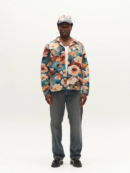 GABBA Πουκάμισο - Jacket SIMONE RESO FIORE LS Πολύχρωμο GABBA - 2