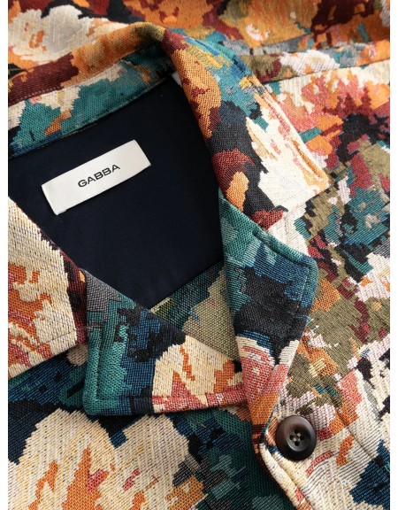 GABBA Πουκάμισο - Jacket SIMONE RESO FIORE LS Πολύχρωμο GABBA - 7