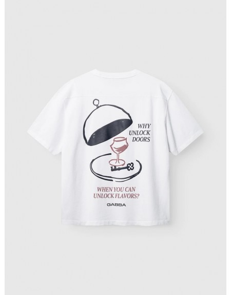 GABBA T-shirt LEGIN WIX BOXY HOUR LOBBY2 SS White GABBA - 4