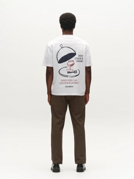 GABBA T-shirt LEGIN WIX BOXY HOUR LOBBY2 SS White GABBA - 6
