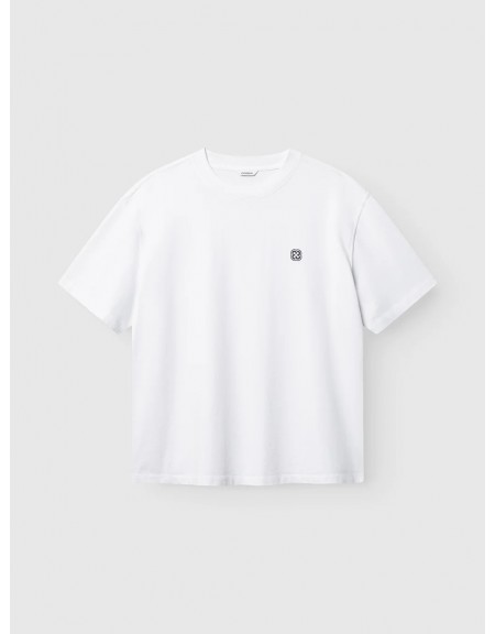 GABBA T-shirt LEGIN WIX BOXY HOUR LOBBY2 SS Λευκό GABBA - 3