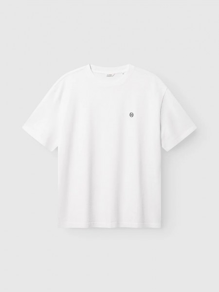 GABBA T-shirt LEGIN WIX BOXY HOUR LOBBY1 SS Λευκό GABBA - 1