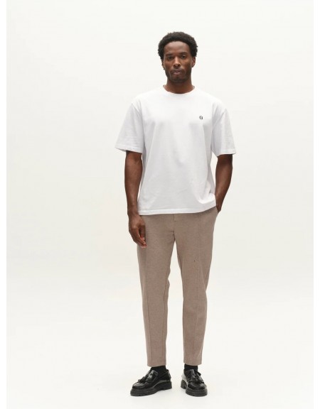 GABBA T-shirt LEGIN WIX BOXY HOUR LOBBY1 SS Λευκό GABBA - 3