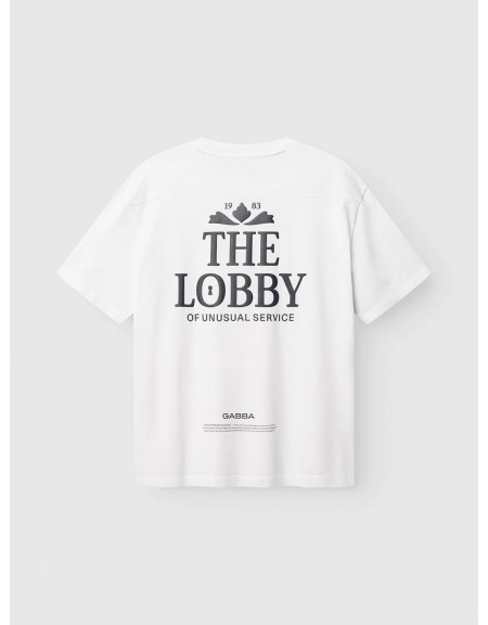 GABBA T-shirt LEGIN WIX BOXY HOUR LOBBY1 SS White GABBA - 2