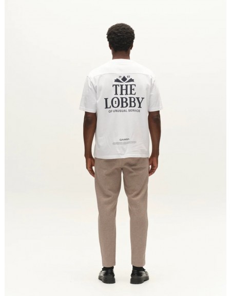 GABBA T-shirt LEGIN WIX BOXY HOUR LOBBY1 SS White GABBA - 4