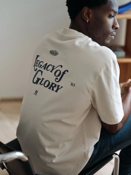 GABBA T-shirt LEGIN BOXY GLORY SS Μπεζ GABBA - 2
