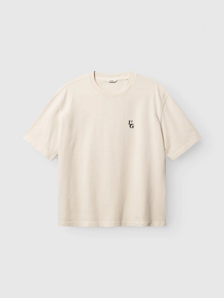 GABBA T-shirt LEGIN BOXY GLORY SS Μπεζ GABBA - 1
