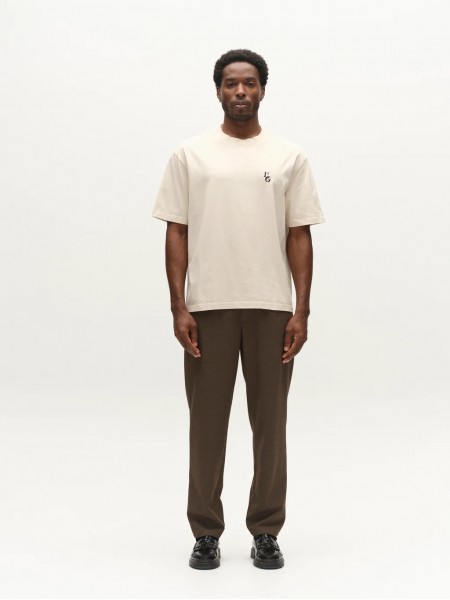 GABBA T-shirt LEGIN BOXY GLORY SS Beige GABBA - 4