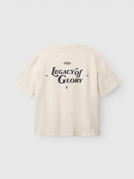GABBA T-shirt LEGIN BOXY GLORY SS Μπεζ GABBA - 3