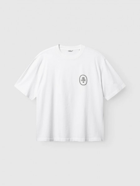 GABBA T-shirt LEGIN BOXY FIORE SS Λευκό GABBA - 1