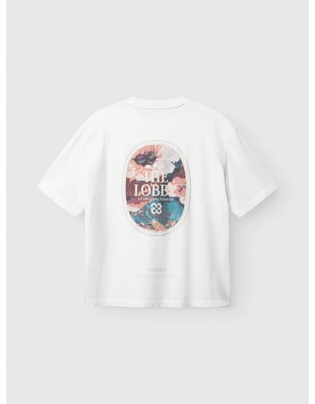 GABBA T-shirt LEGIN BOXY FIORE SS Λευκό GABBA - 2