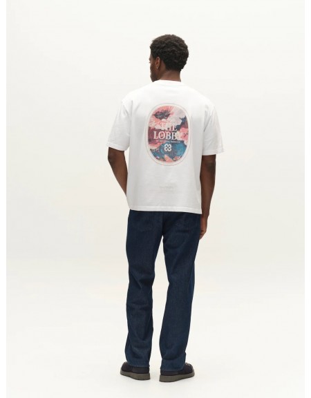 GABBA T-shirt LEGIN BOXY FIORE SS Λευκό GABBA - 4