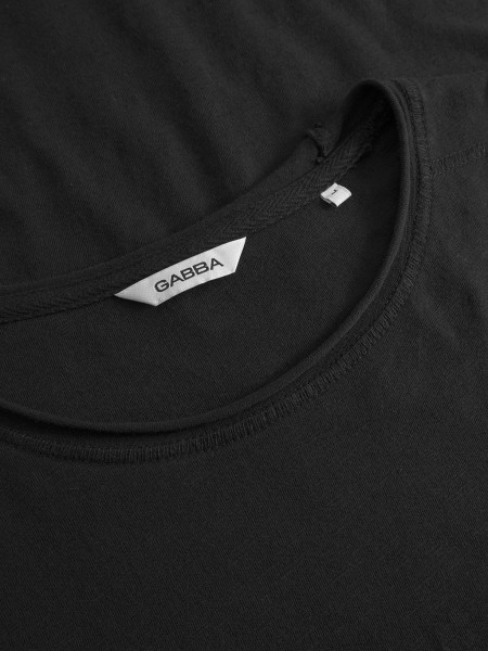 GABBA T-shirt KOSTANT NEW SS Μαύρο GABBA - 5