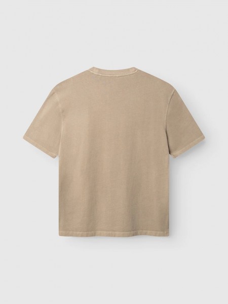 GABBA T-shirt LEGIN WIX BOXY HOUR SS Μπεζ GABBA - 2