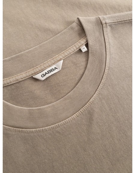 GABBA T-shirt LEGIN WIX BOXY HOUR SS Beige GABBA - 3