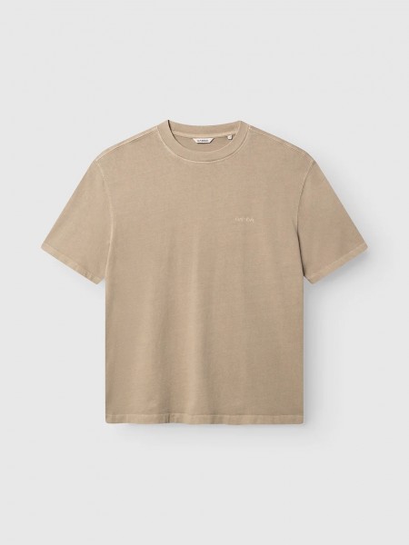 GABBA T-shirt LEGIN WIX BOXY HOUR SS Μπεζ GABBA - 1
